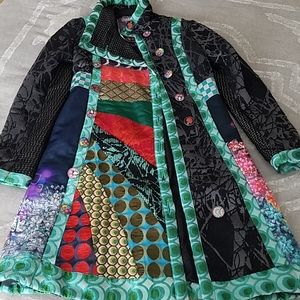 Desigual Colorful Winter Coat